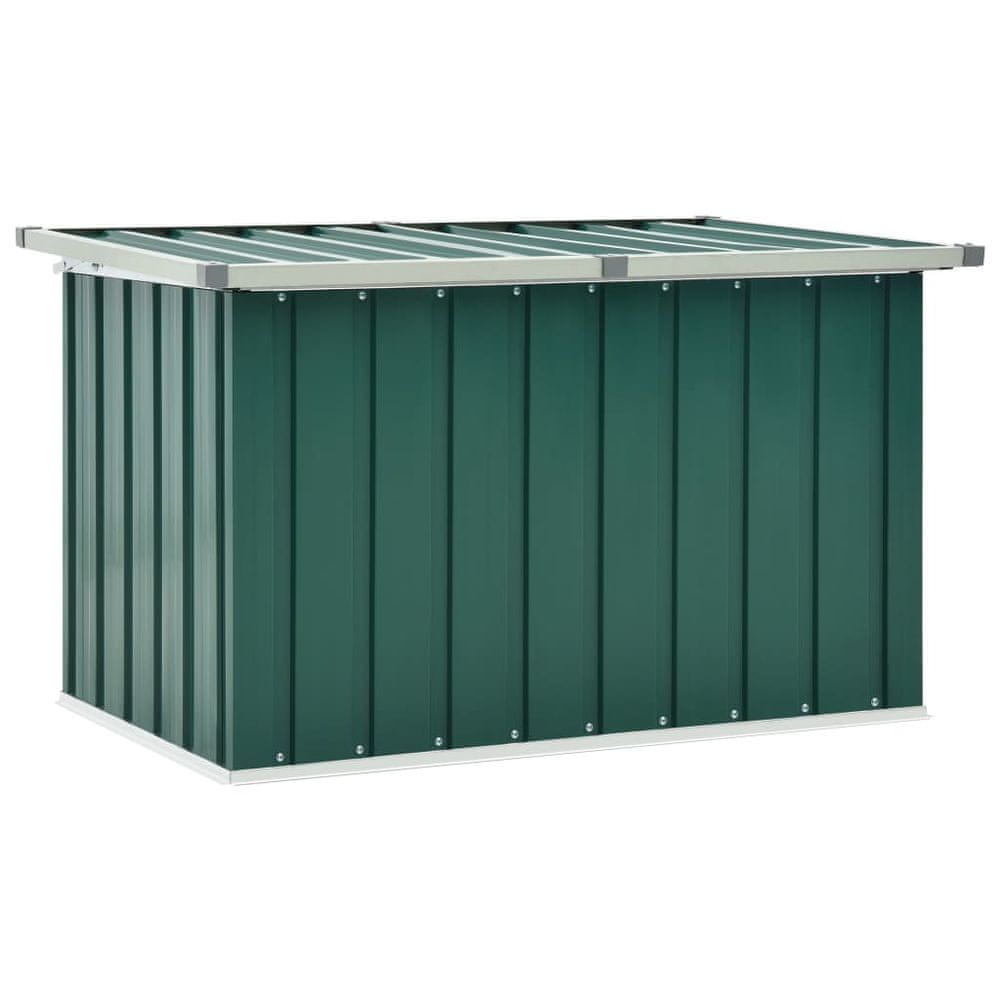 Vidaxl Záhradný úložný box zelený 109x67x65 cm